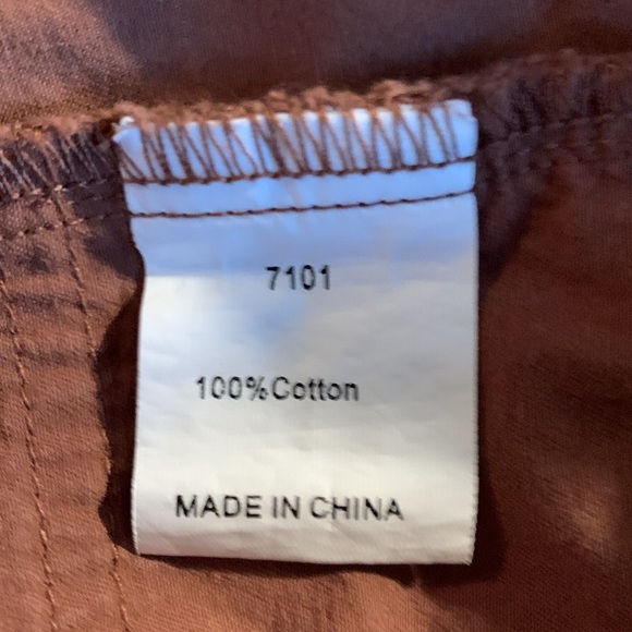 BTFBM brown shorts. Elastic & drawstring waistband. Front & back pockets. Size L - Picture 12 of 13